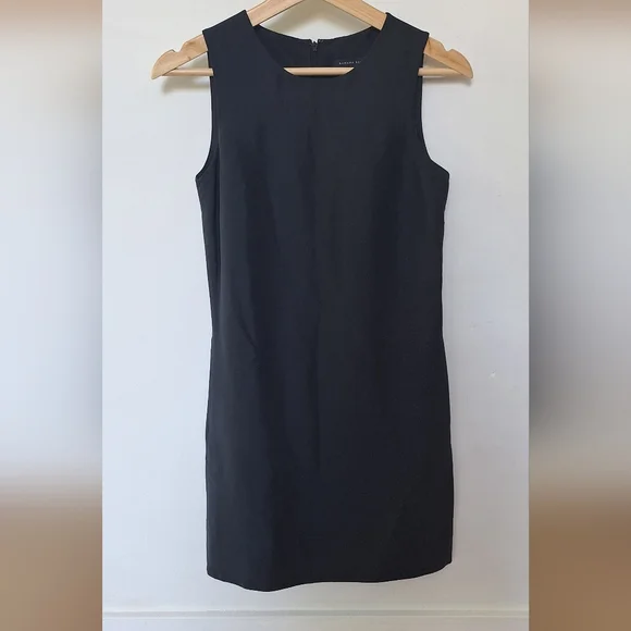 Banana Republic Silk Black Mini Dress - Picture 1 of 4